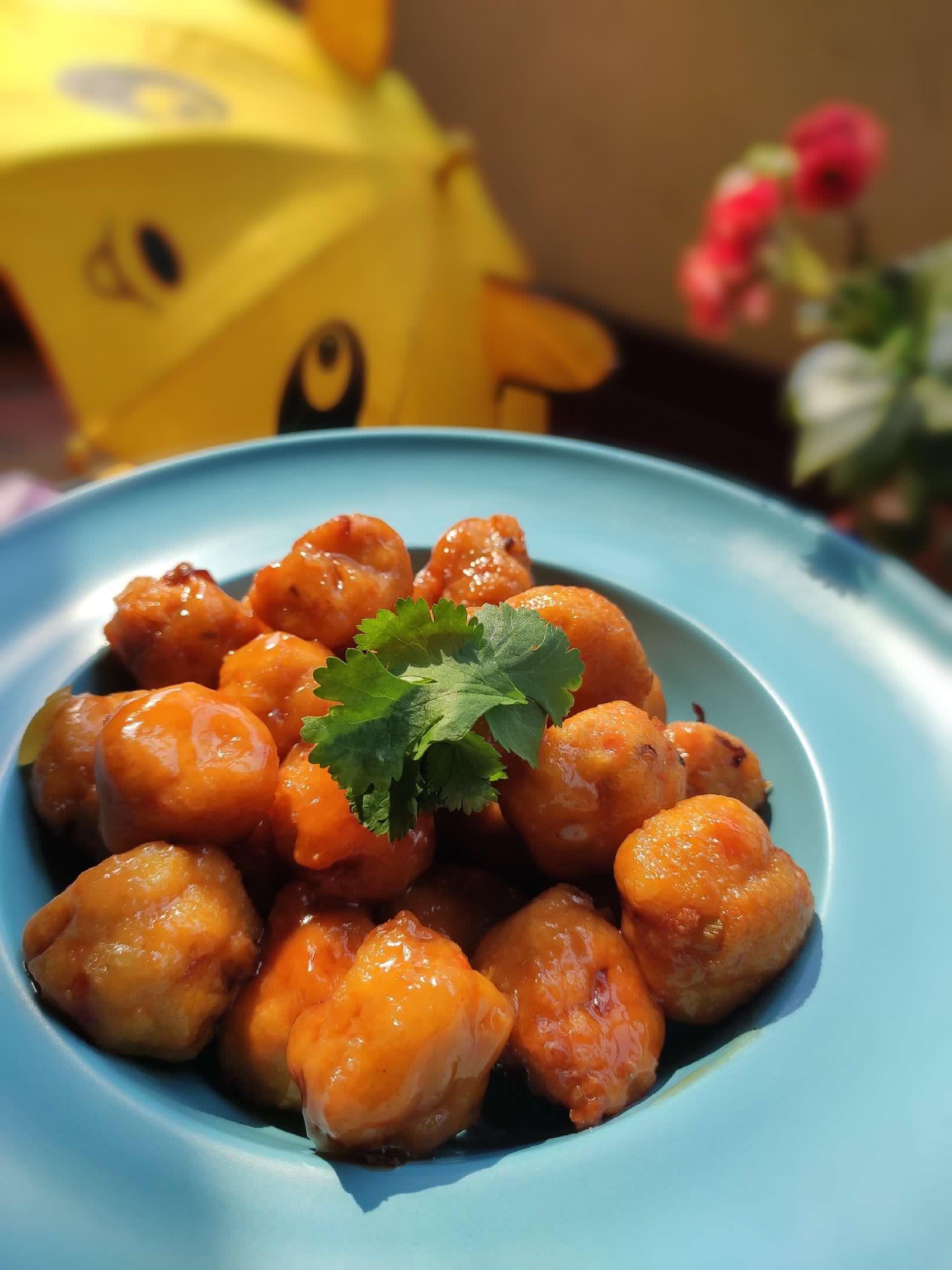 糖醋豆腐丸子的做法-酸甜味炸菜譜