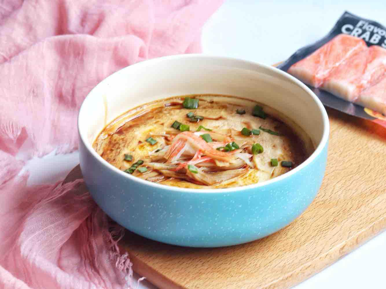 蟹棒蒸蛋的做法-家常味蒸菜譜