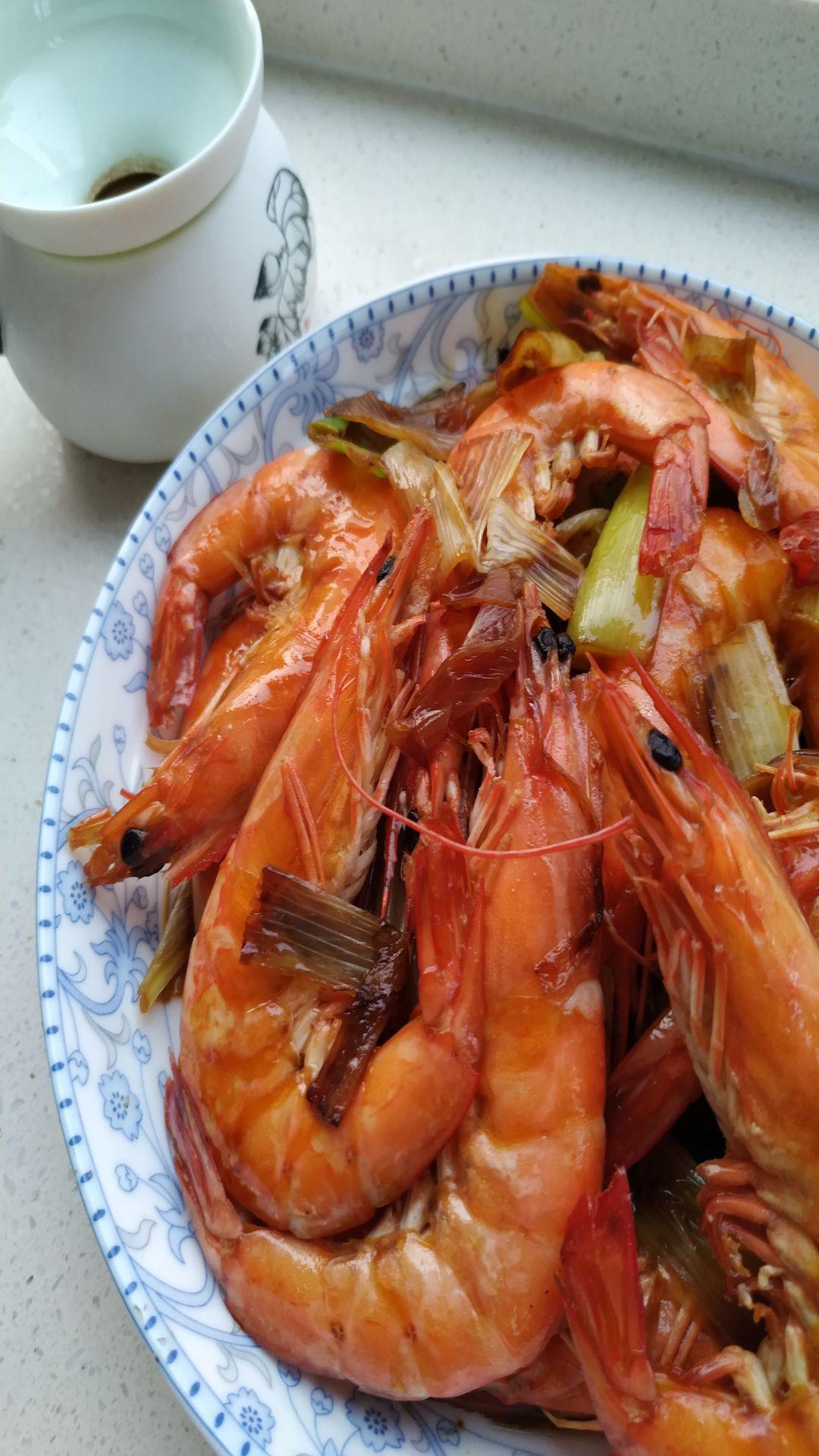 蔥炒海蝦的做法-家常味炒菜譜