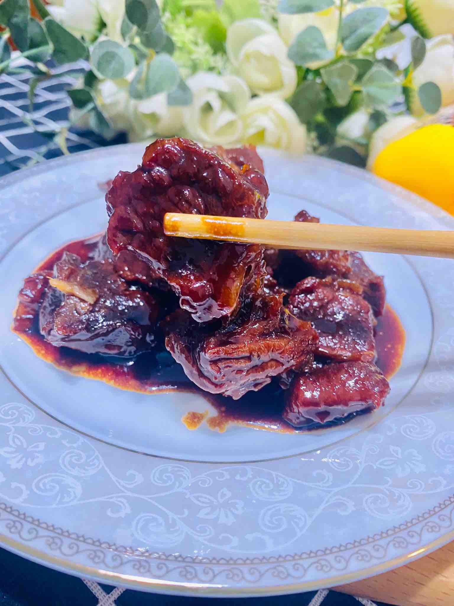 大口吃肉，選紅燒牛腩。的做法-家常味燉菜譜