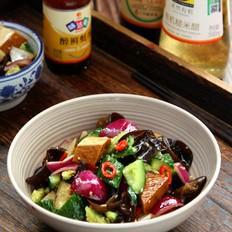 撈汁什錦菜的做法-咸鮮味拌菜譜