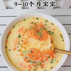 超補鈣的蔬菜蝦仁蒸蛋的做法-咸鮮味蒸菜譜