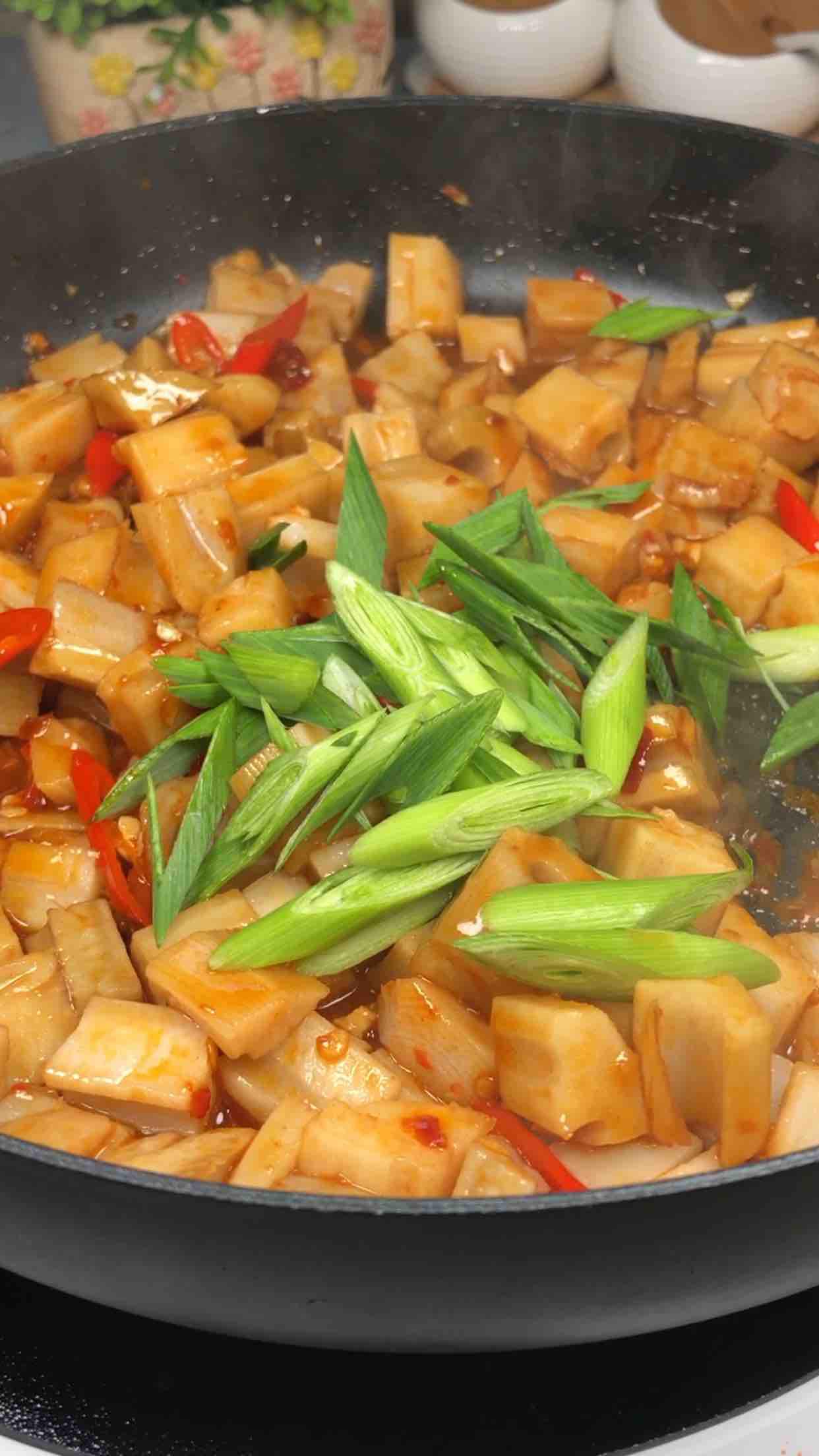 辣炒藕丁的做法-香辣味炒菜譜