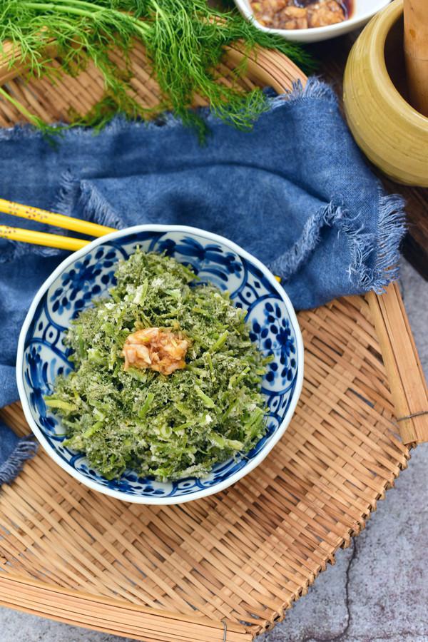 茴香扒拉的做法-家常味蒸菜譜