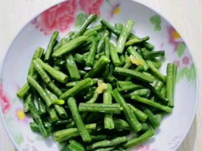 爆炒豇豆的做法-咸鮮味炒菜譜