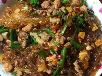 超下飯的螞蟻上樹（紅薯粉條版）的做法-家常味炒菜譜