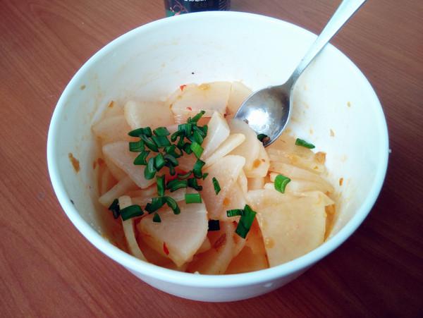 蝦仁花蛤醬拌白蘿卜的做法-咸鮮味拌菜譜