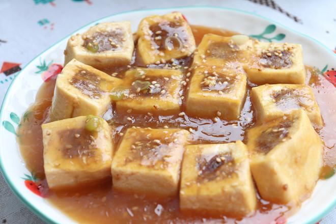 豆腐釀肉的做法-家常味煎菜譜