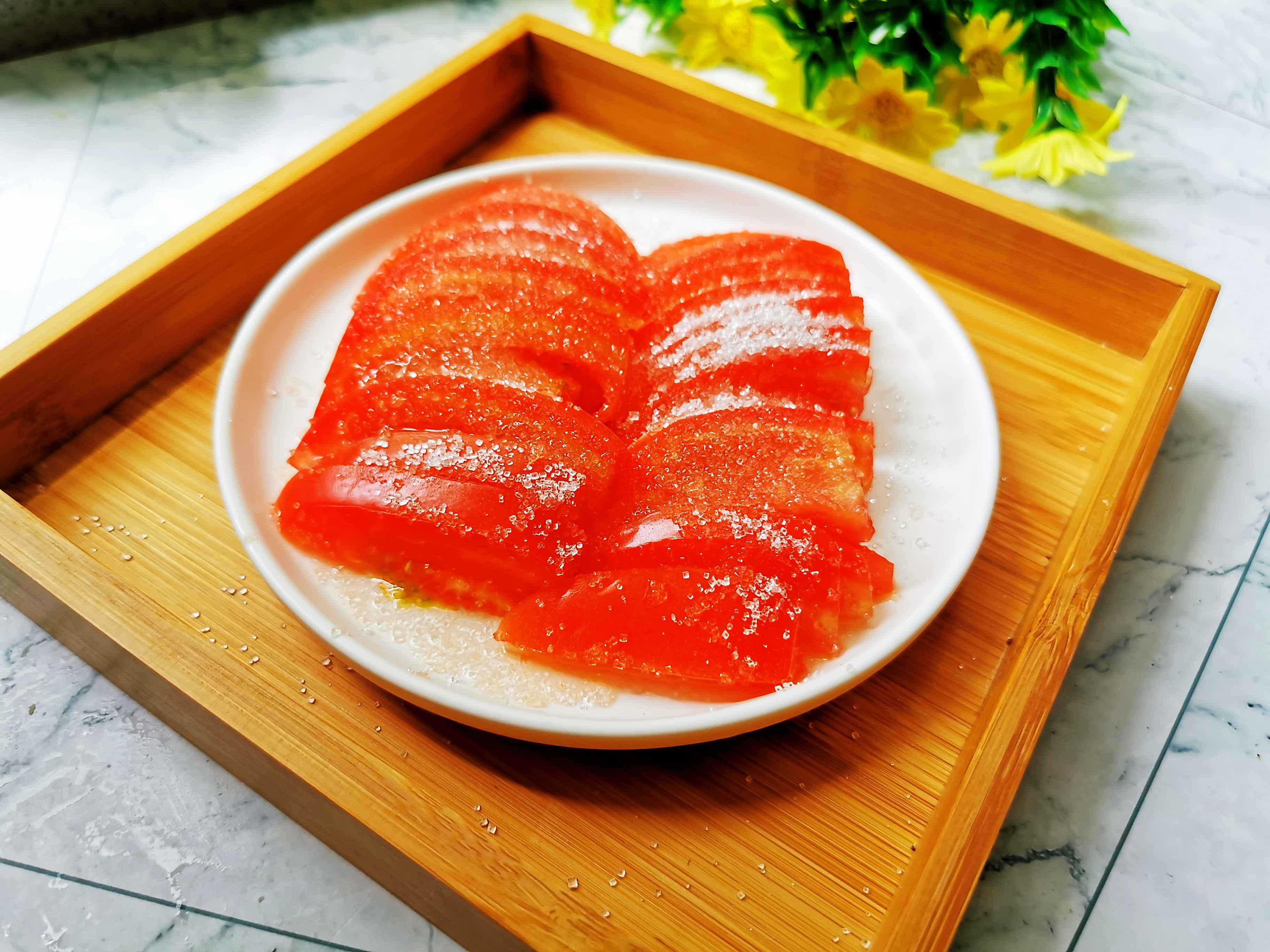 砂糖西紅柿的做法-甜味拌菜譜