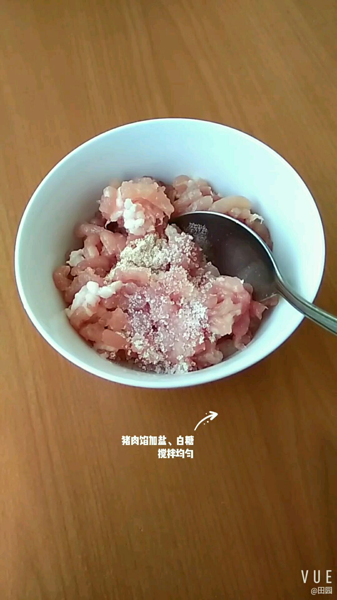 豬肉餡炒蒜薹的做法-咸鮮味炒菜譜