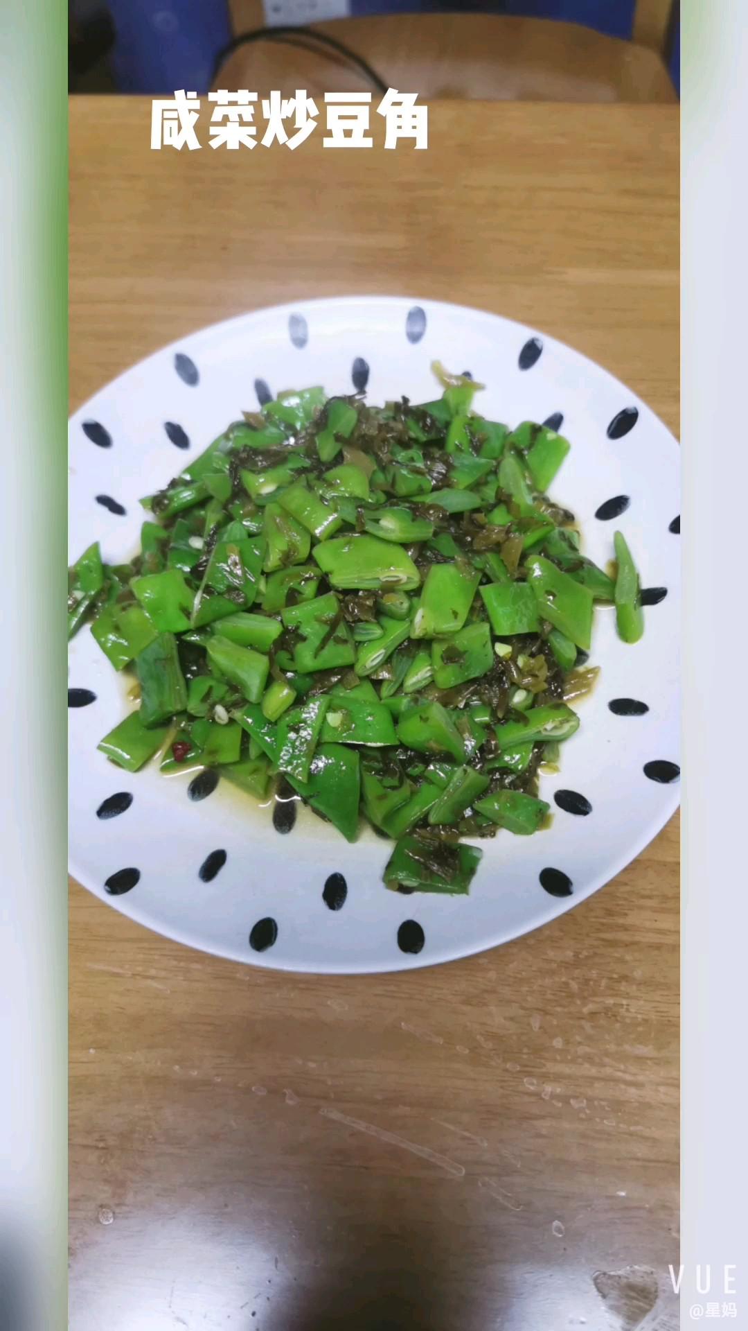 咸菜炒豆角的做法-家常味炒菜譜