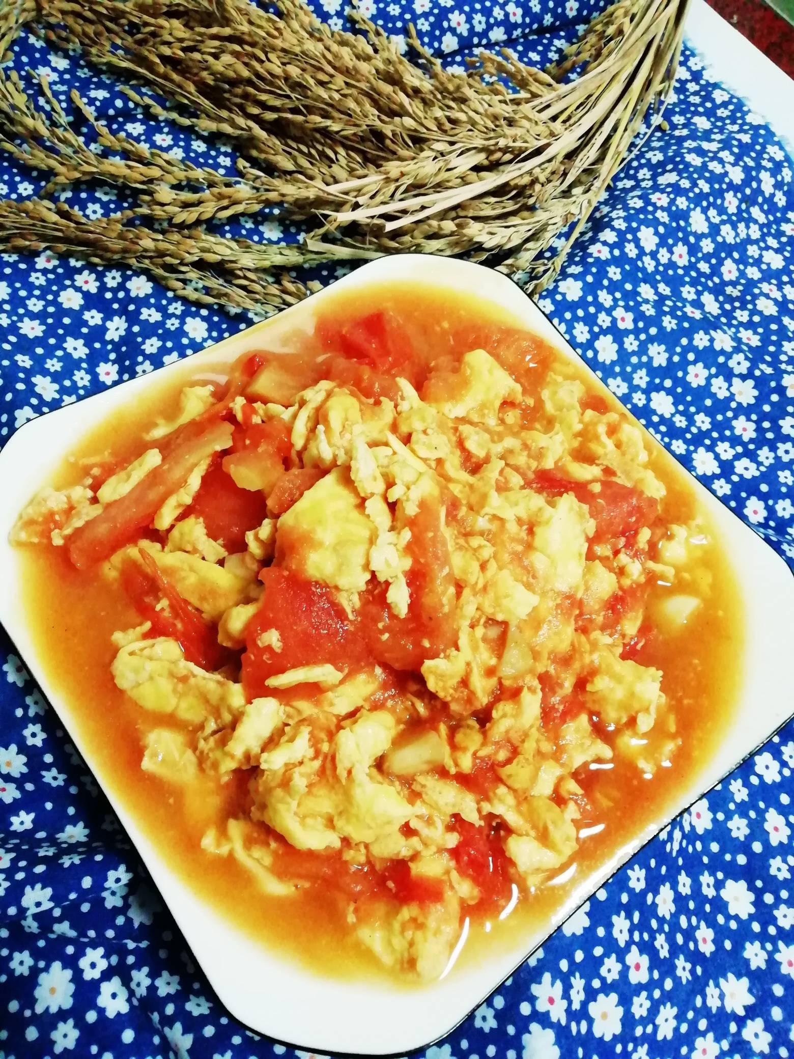 鵝蛋炒番茄的做法-咸鮮味炒菜譜