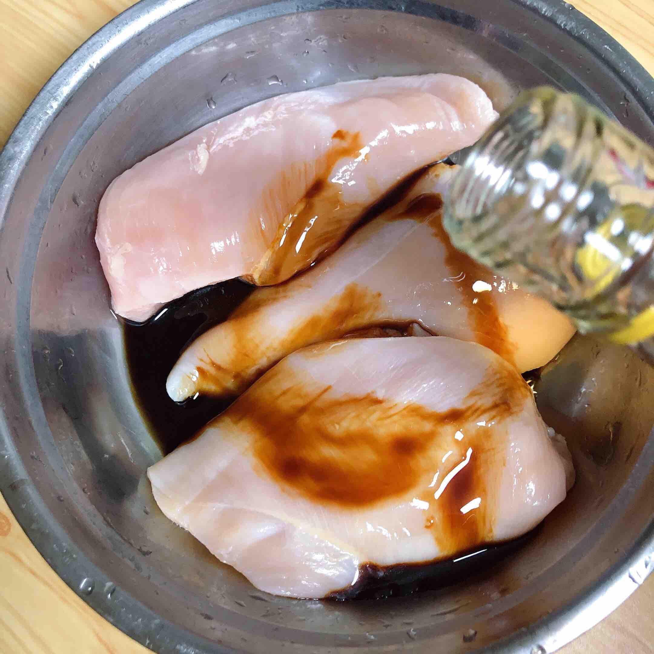 照燒雞胸肉的做法-咸鮮味煎菜譜