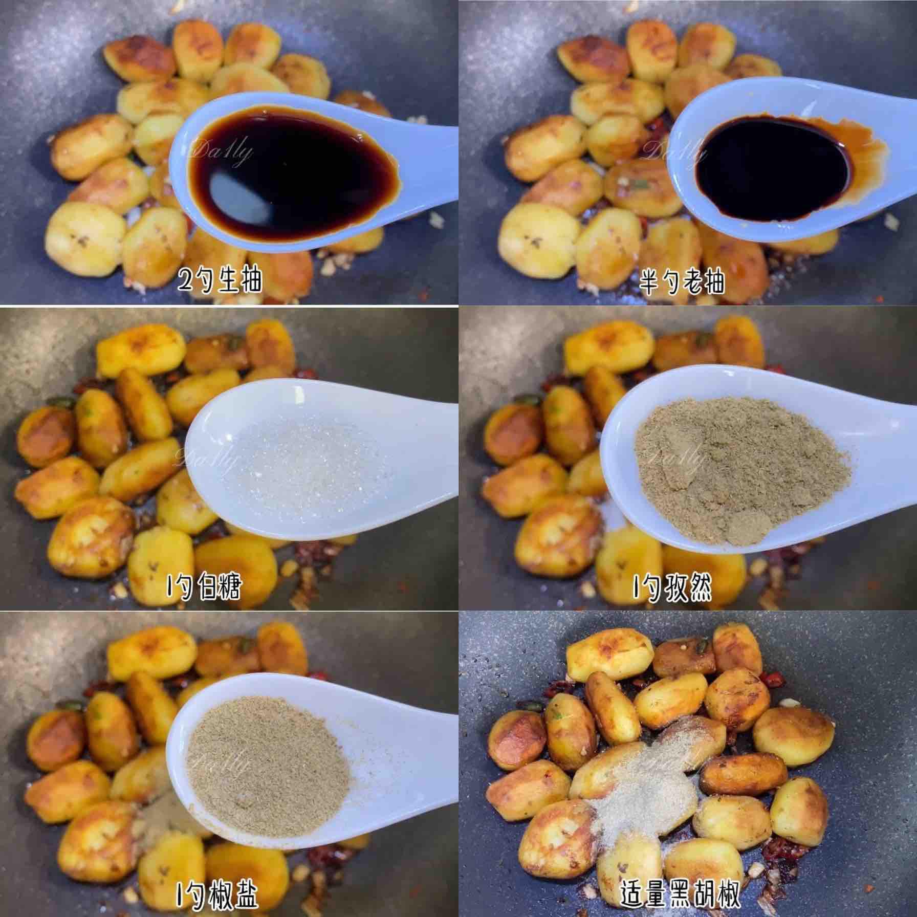 外脆里糯，秒殺路邊攤的香煎小土豆的做法-其它口味煎菜譜