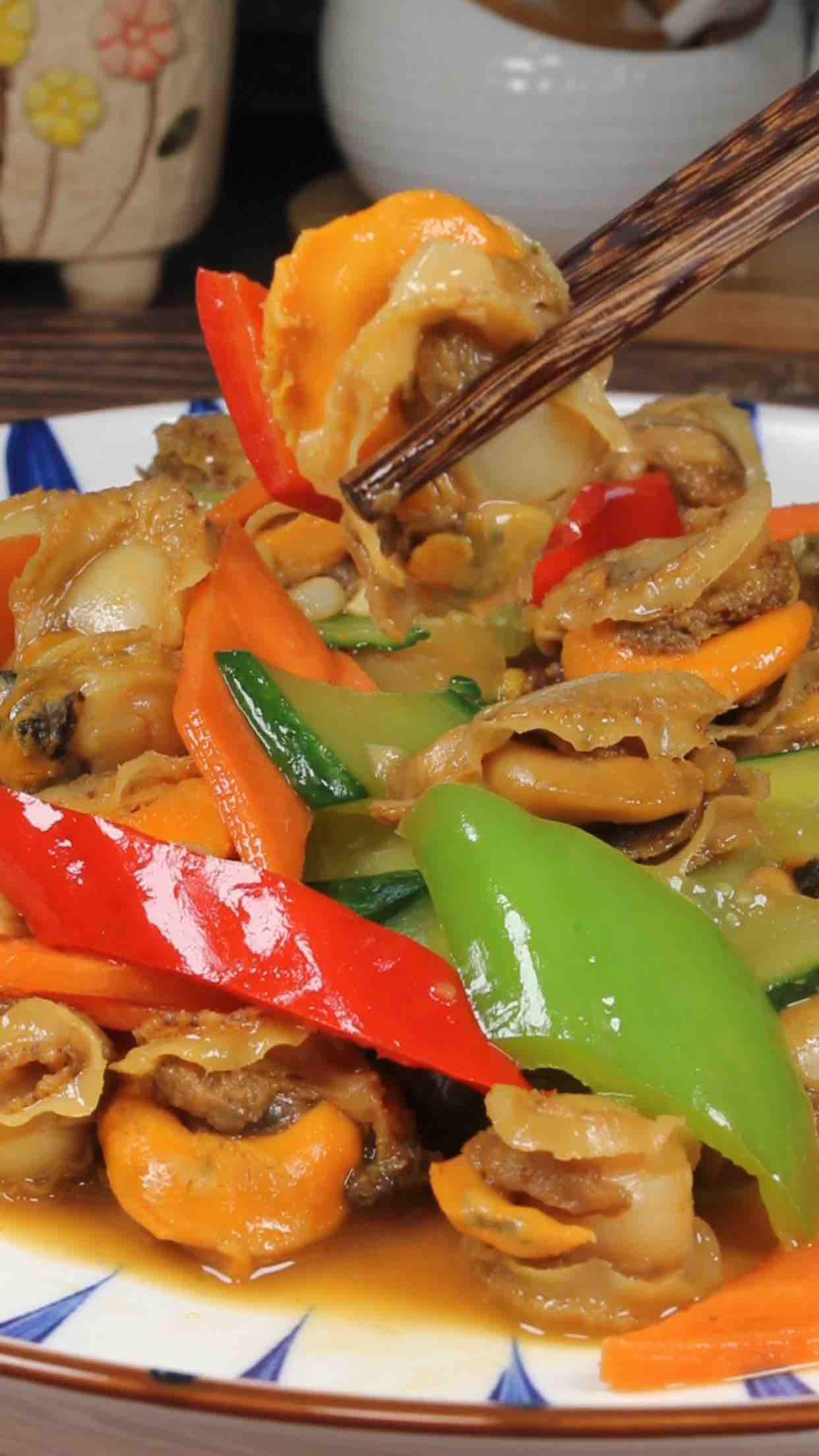 香辣扇貝的做法-咸鮮味炒菜譜