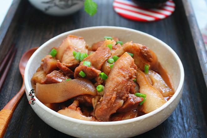 紅燒豬頭肉的做法-家常味燒菜譜