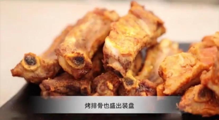 雙拼焗烤排骨的做法-咸鮮味烤菜譜