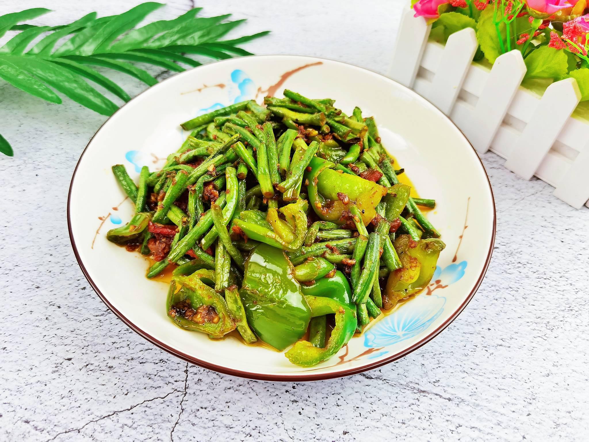 素炒豇豆角的做法-咸鮮味炒菜譜