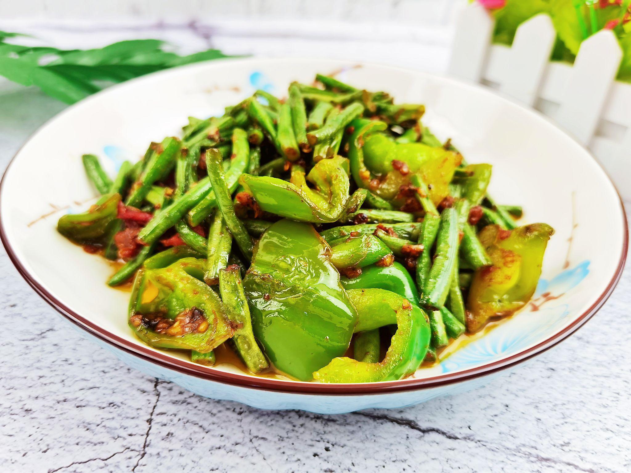 素炒豇豆角的做法-咸鮮味炒菜譜