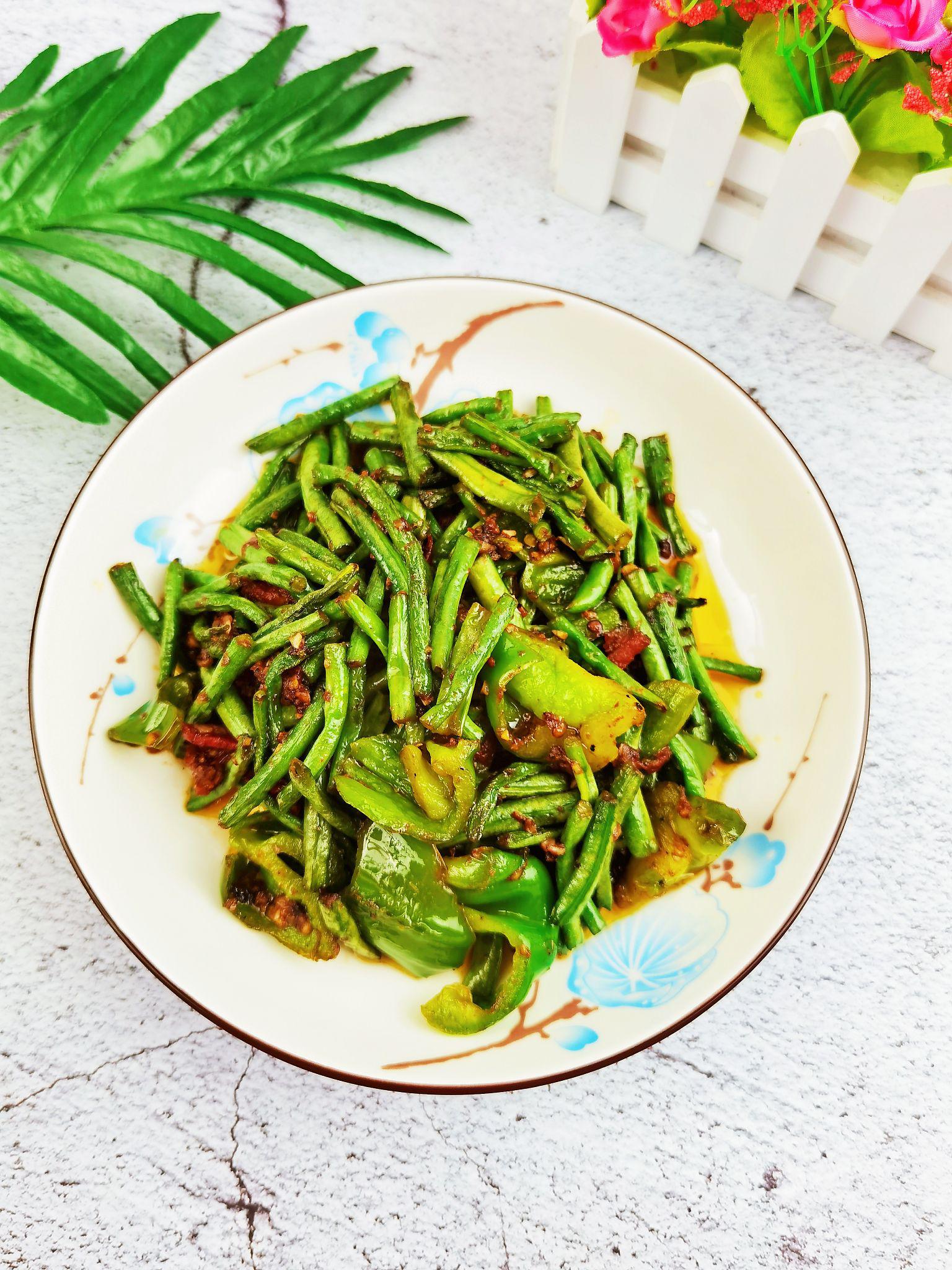 素炒豇豆角的做法-咸鮮味炒菜譜