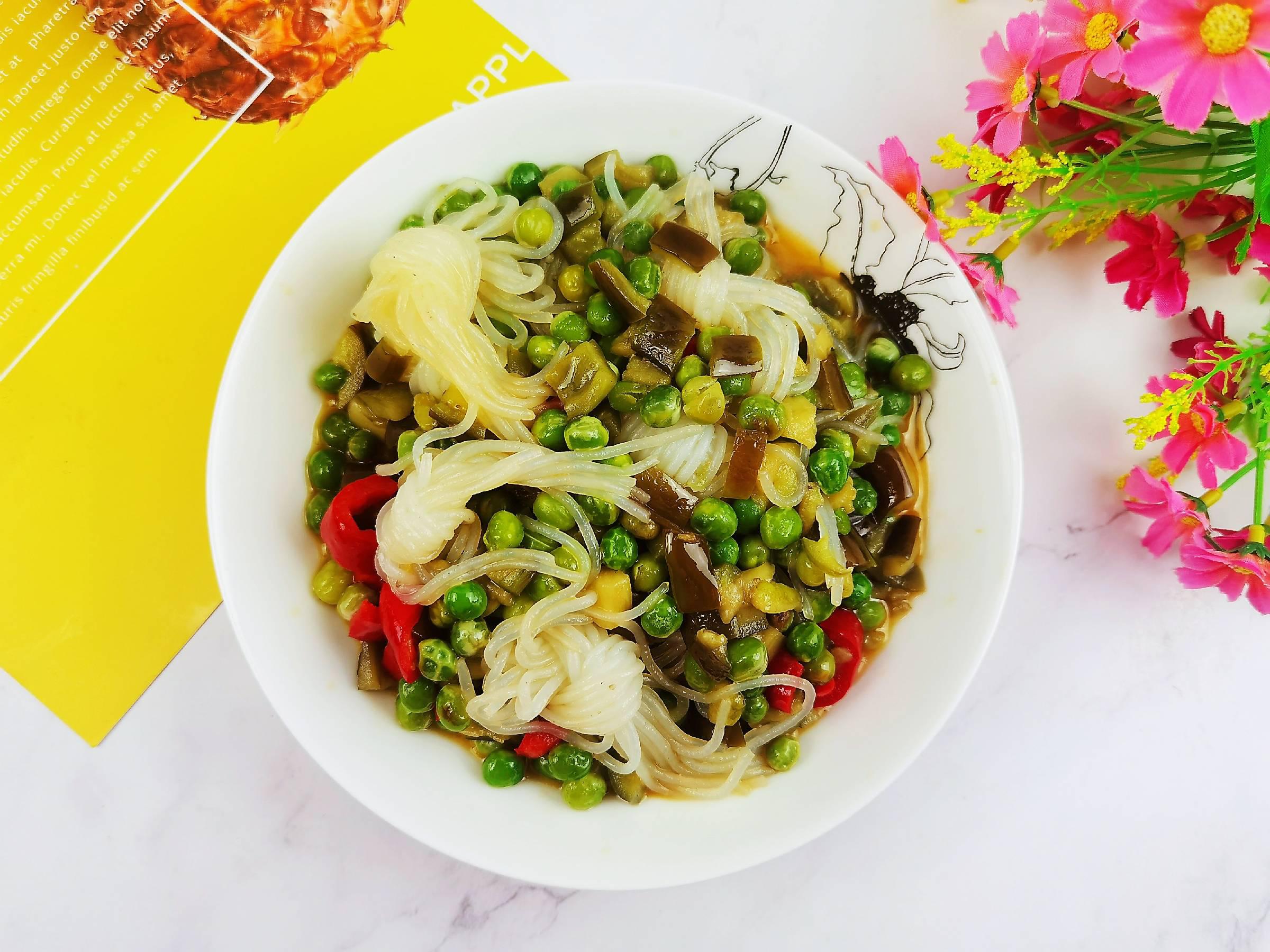 青豆炒茄丁的做法-咸鮮味炒菜譜