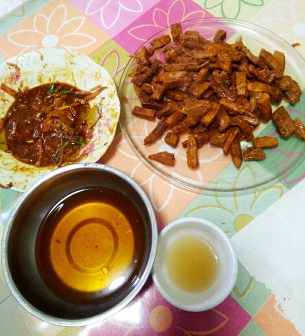 微波爐版香辣牛肉干的做法-香辣味烤菜譜