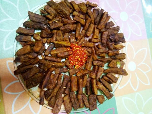 微波爐版香辣牛肉干的做法-香辣味烤菜譜