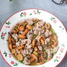 樅菌蒸豬肉的做法-家常味煮菜譜