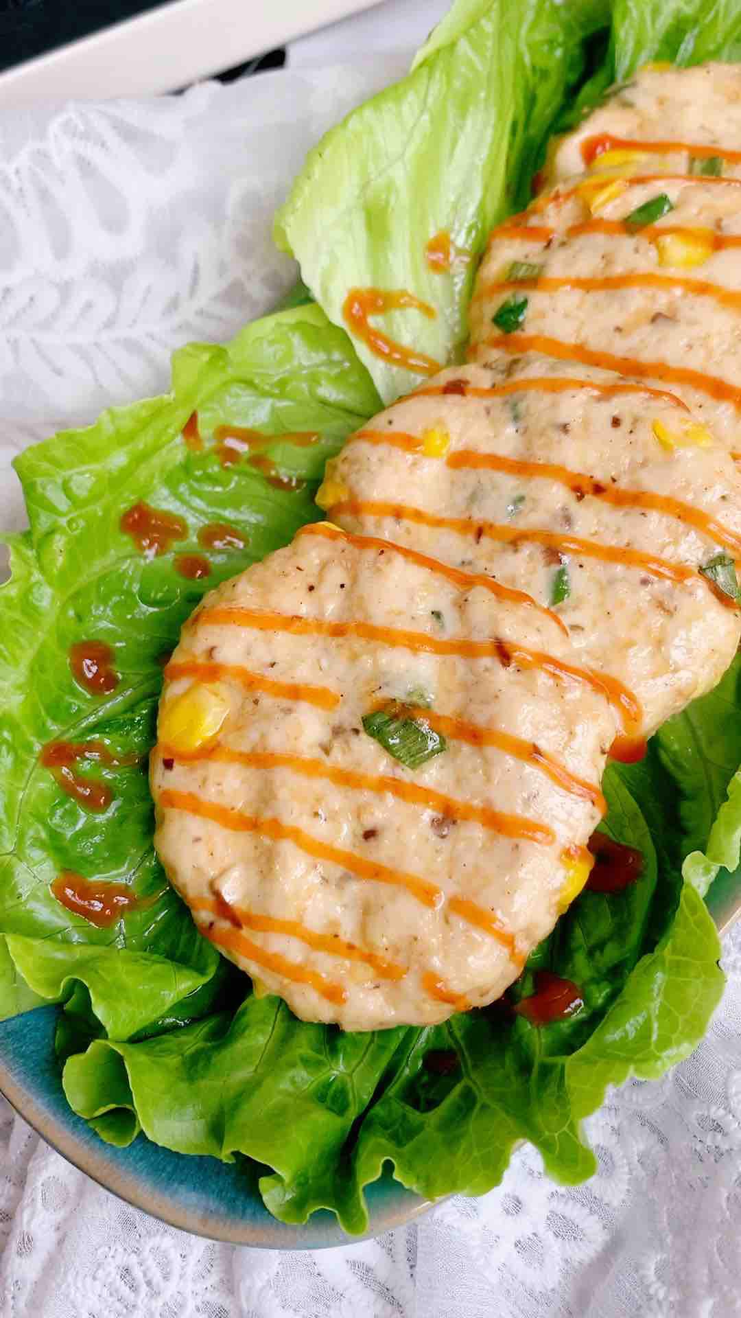 雞肉蔬菜餅的做法-家常味烤菜譜