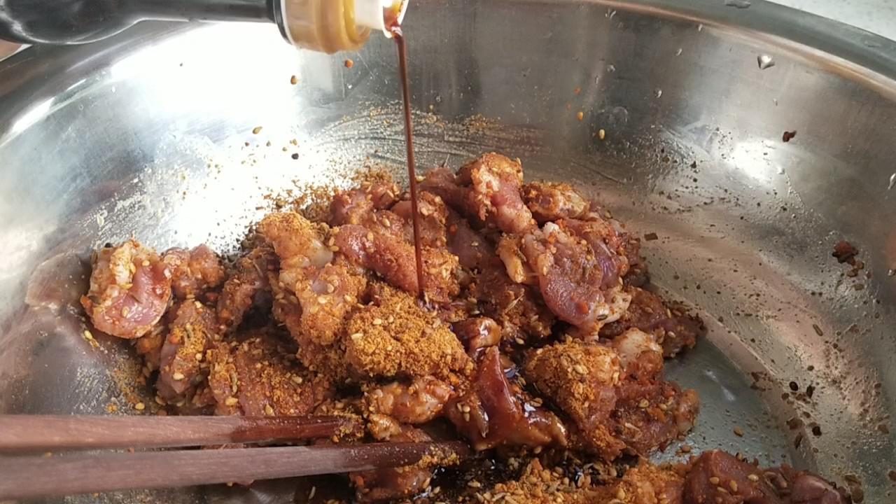 燒烤羊排肉的做法-香辣味烤菜譜