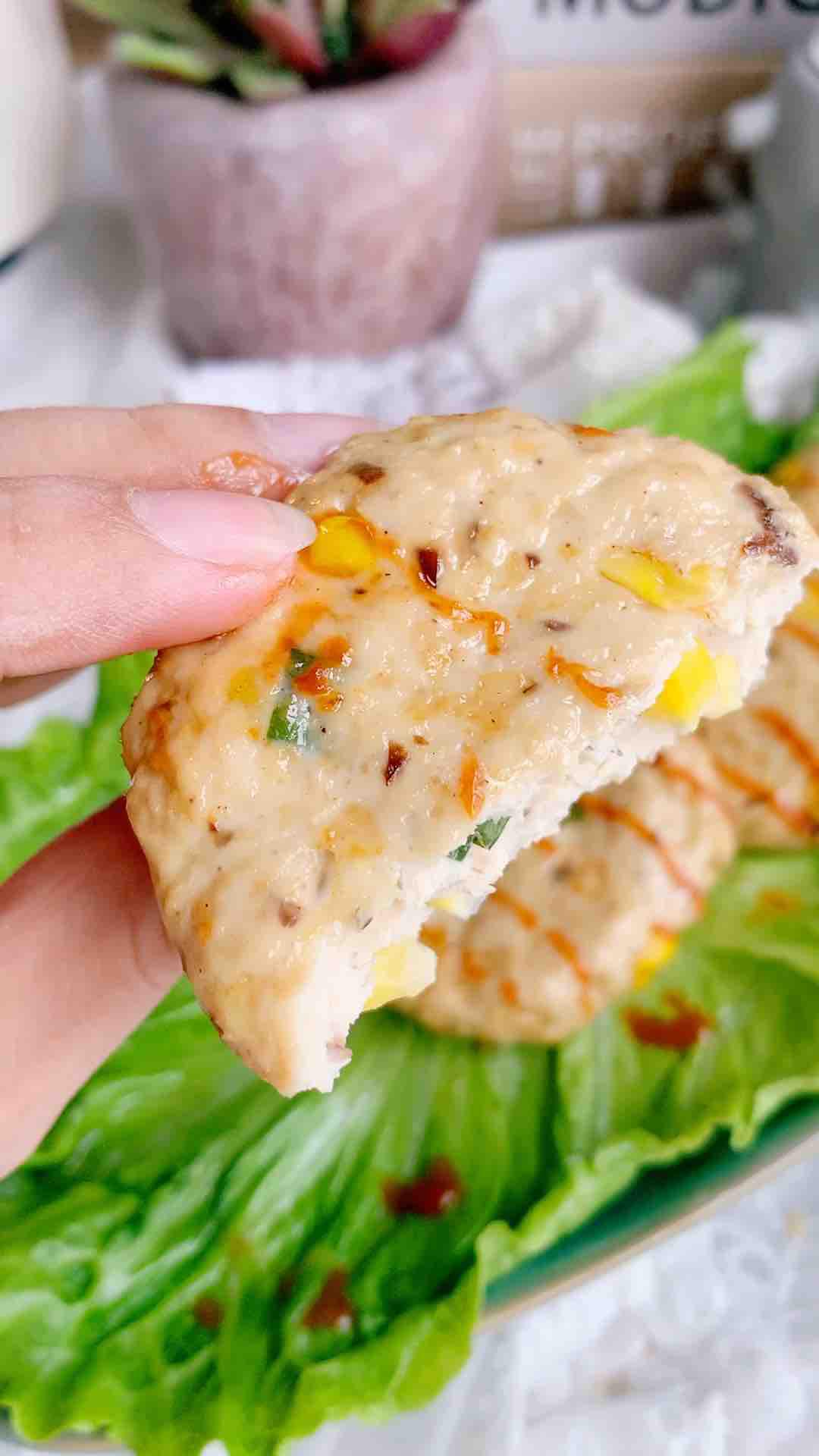 雞肉蔬菜餅的做法-家常味烤菜譜