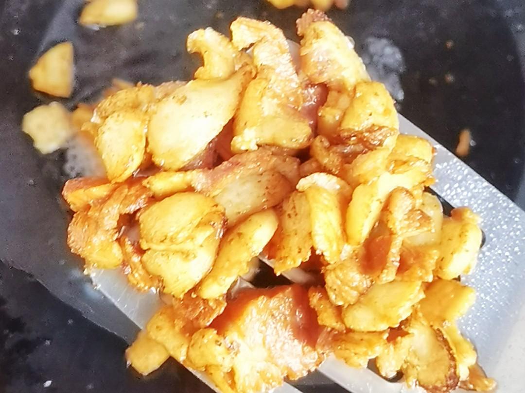 油梭子炒豆芽的做法-咸鮮味炒菜譜