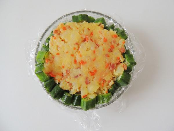 秋葵土豆泥的做法-家常味蒸菜譜