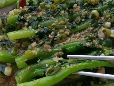 蒜香菜心的做法-家常味其他加工工藝菜譜