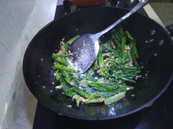 蒜香油麥菜的做法-蒜香味炒菜譜