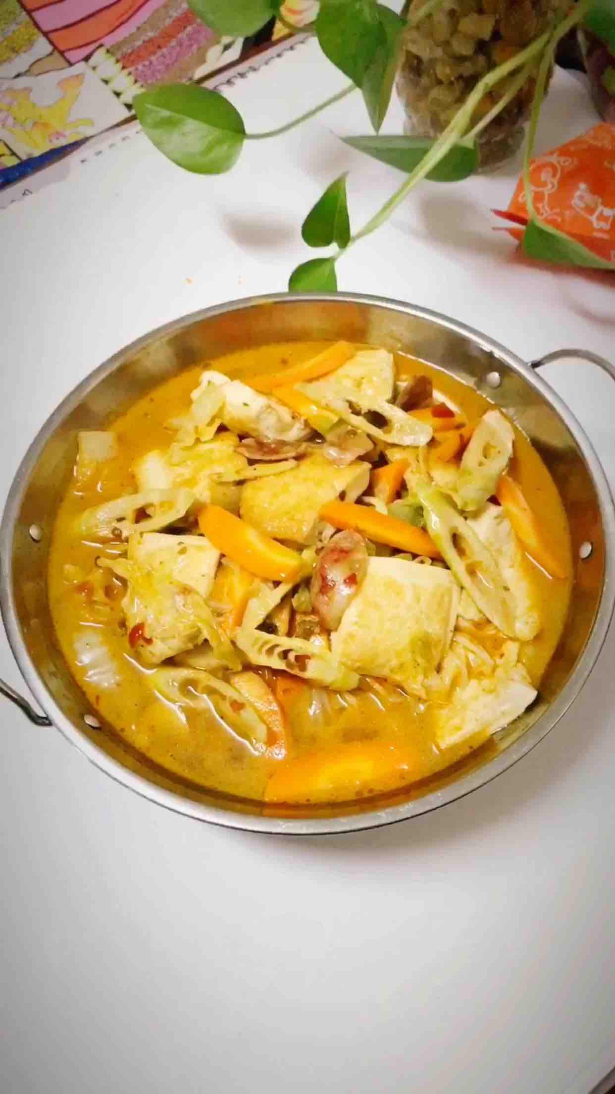 雜蔬小鍋仔的做法-麻辣味煮菜譜