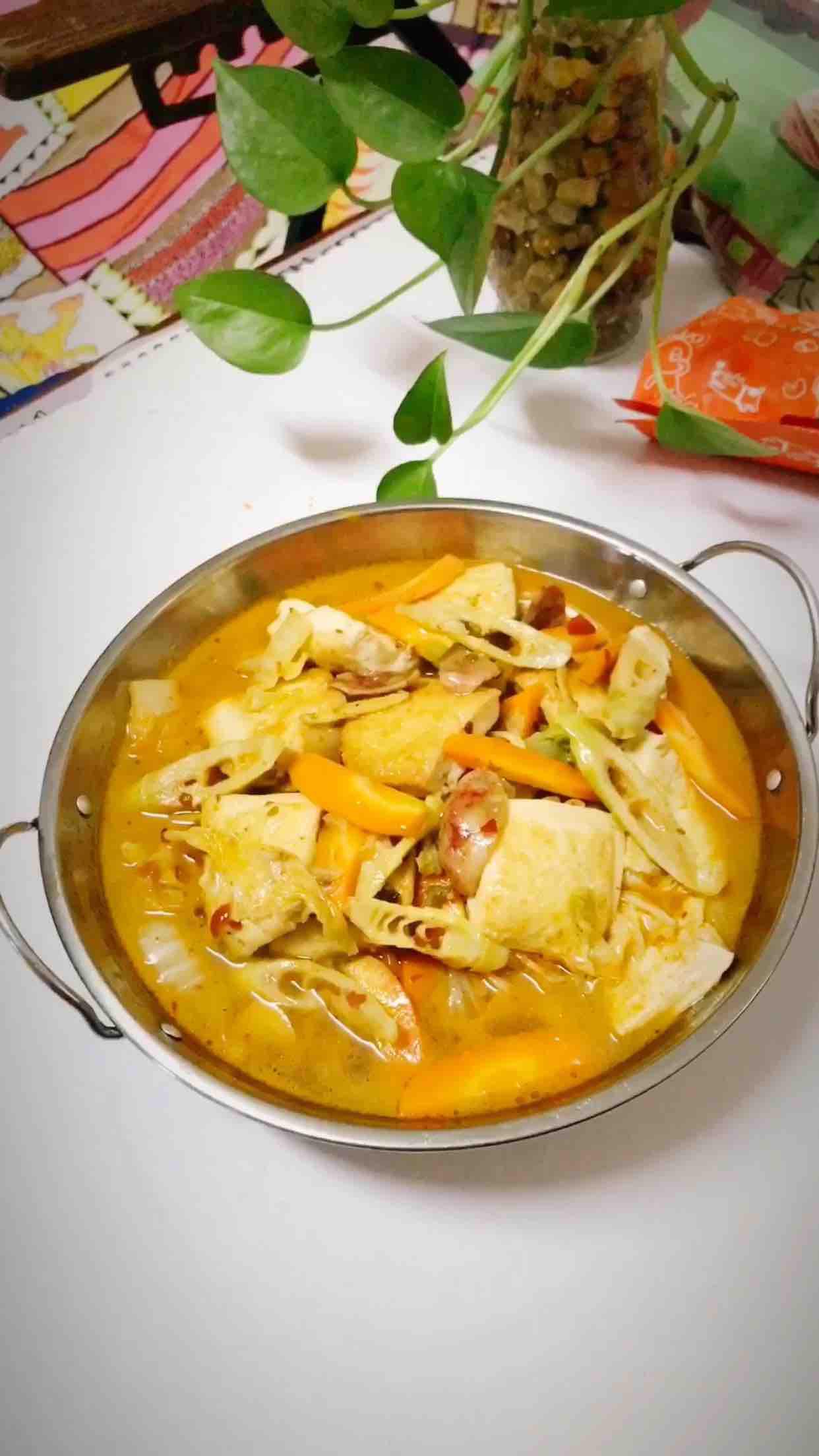 雜蔬小鍋仔的做法-麻辣味煮菜譜