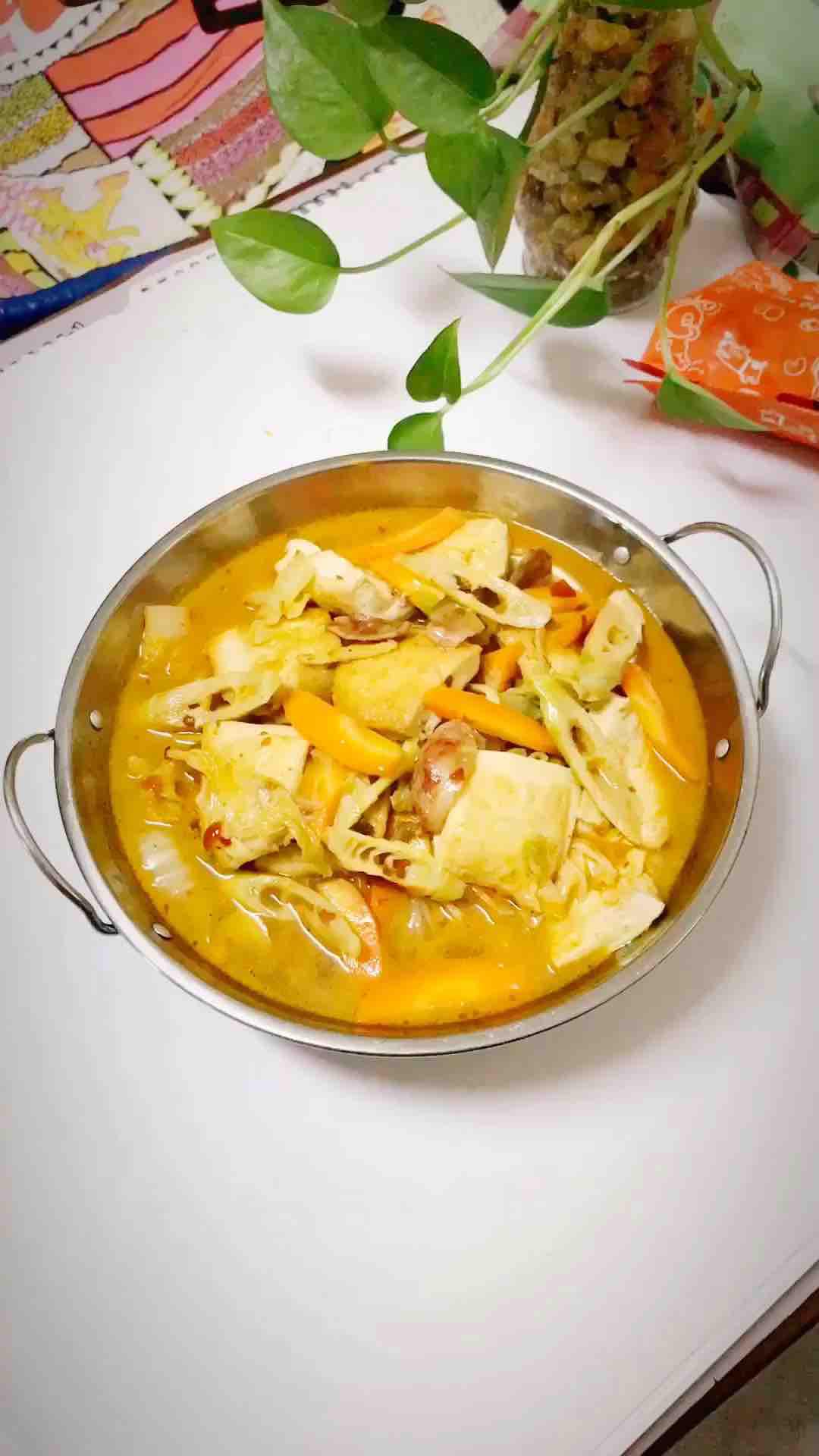 雜蔬小鍋仔的做法-麻辣味煮菜譜