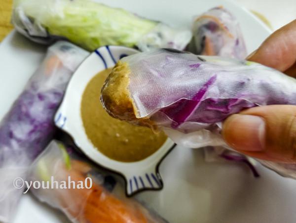 涼爽的米皮蔬菜卷的做法-家常味其它工藝菜譜