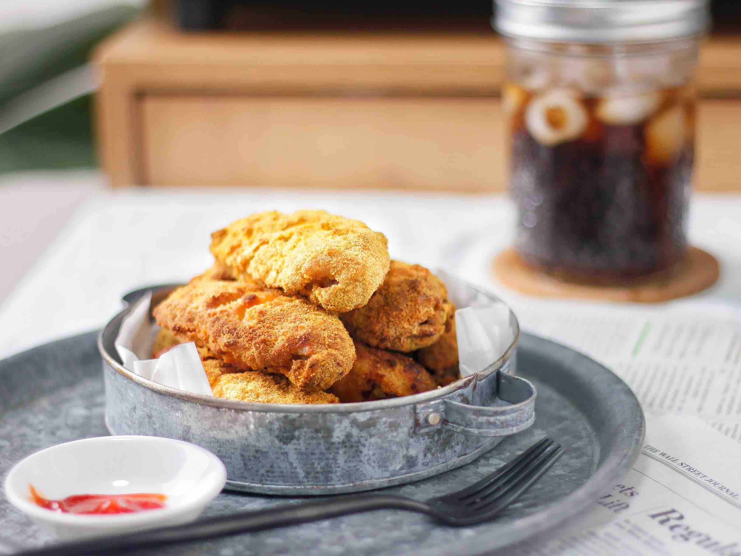 無油炸雞翅的做法-家常味炸菜譜