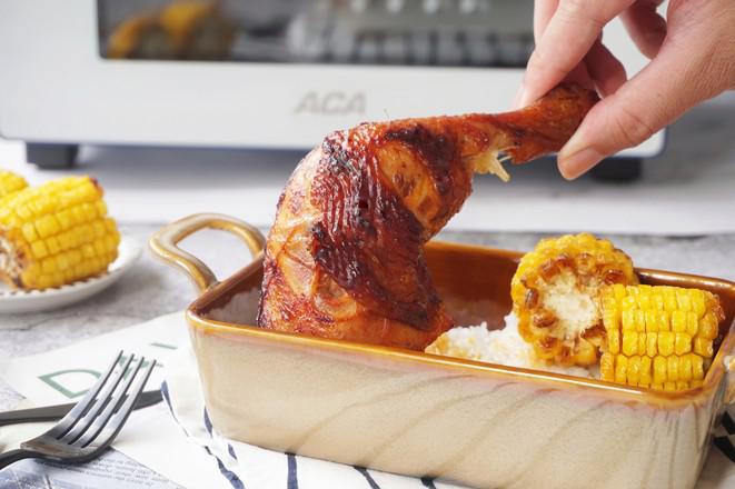 空氣炸新奧爾良雞腿的做法-蒜香味烘焙菜譜