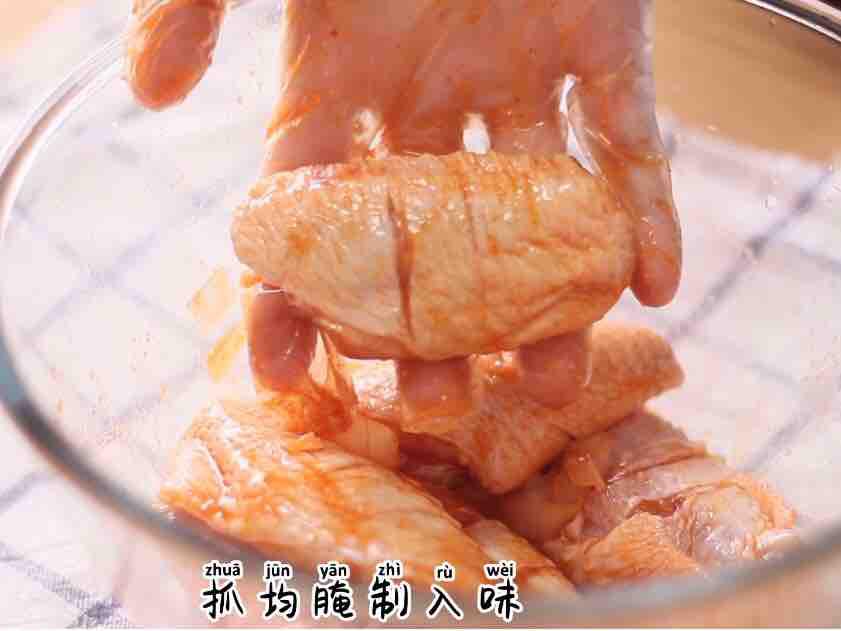 無油炸雞翅的做法-家常味炸菜譜