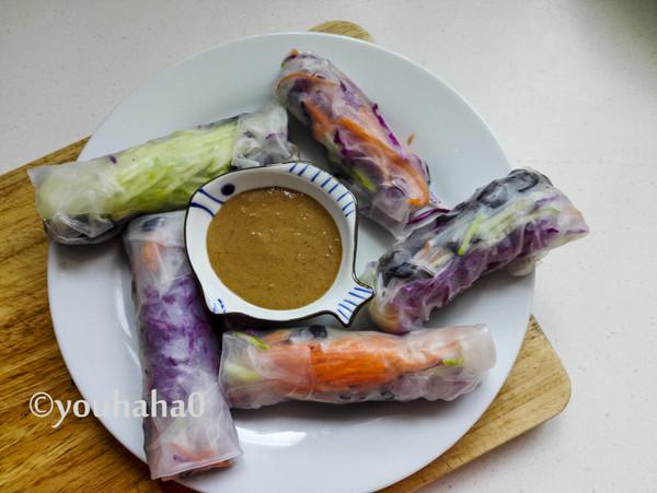 涼爽的米皮蔬菜卷的做法-家常味其它工藝菜譜