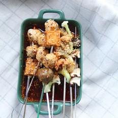 夏季麻辣串串自做更安心的作法-麻辣味煮菜譜