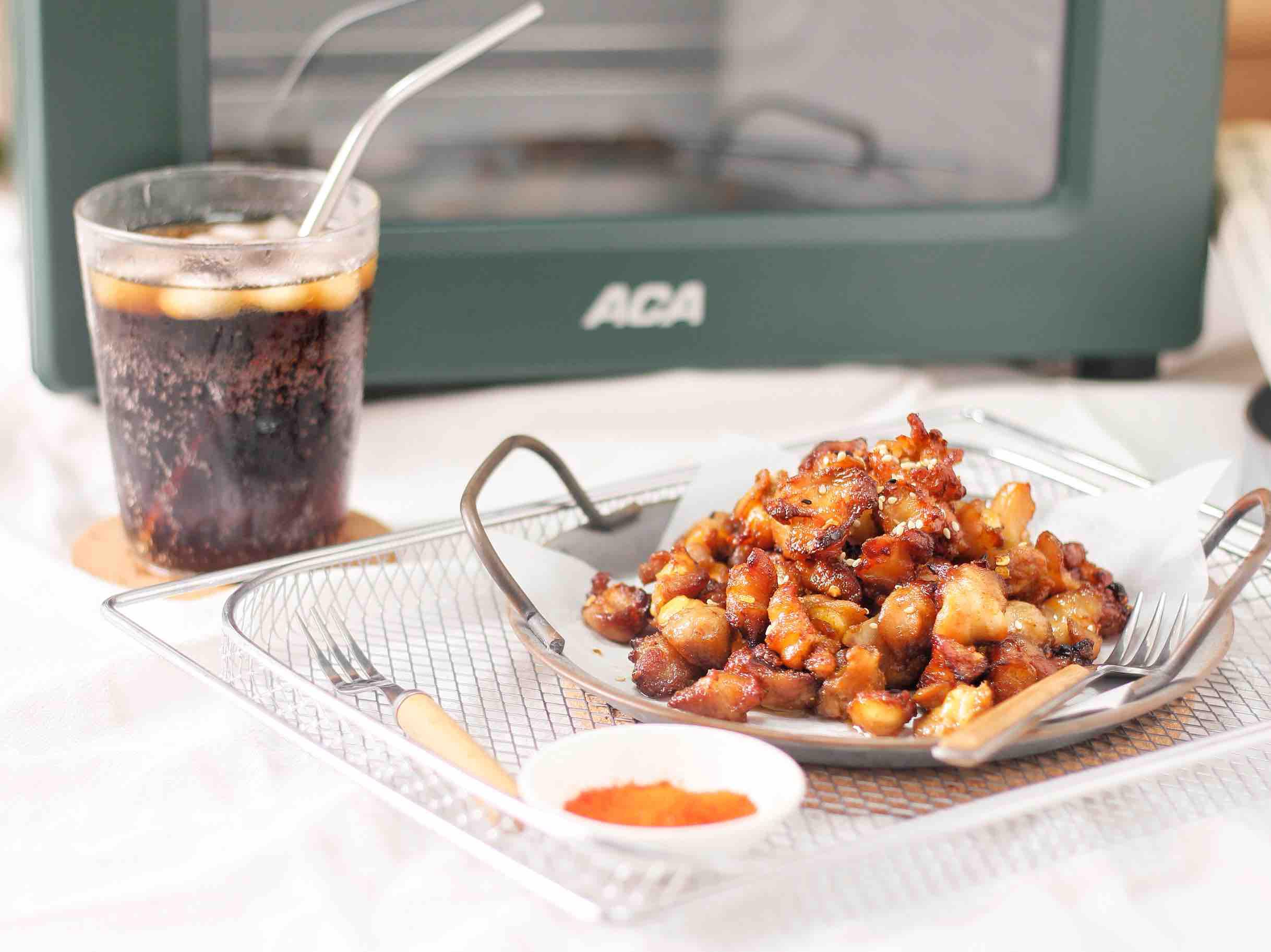 不用一滴油，教你做香酥掌中寶的做法-家常味炸菜譜