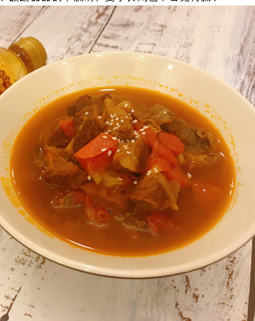 酸甜開胃的西紅柿牛腩湯的做法-家常味燉菜譜