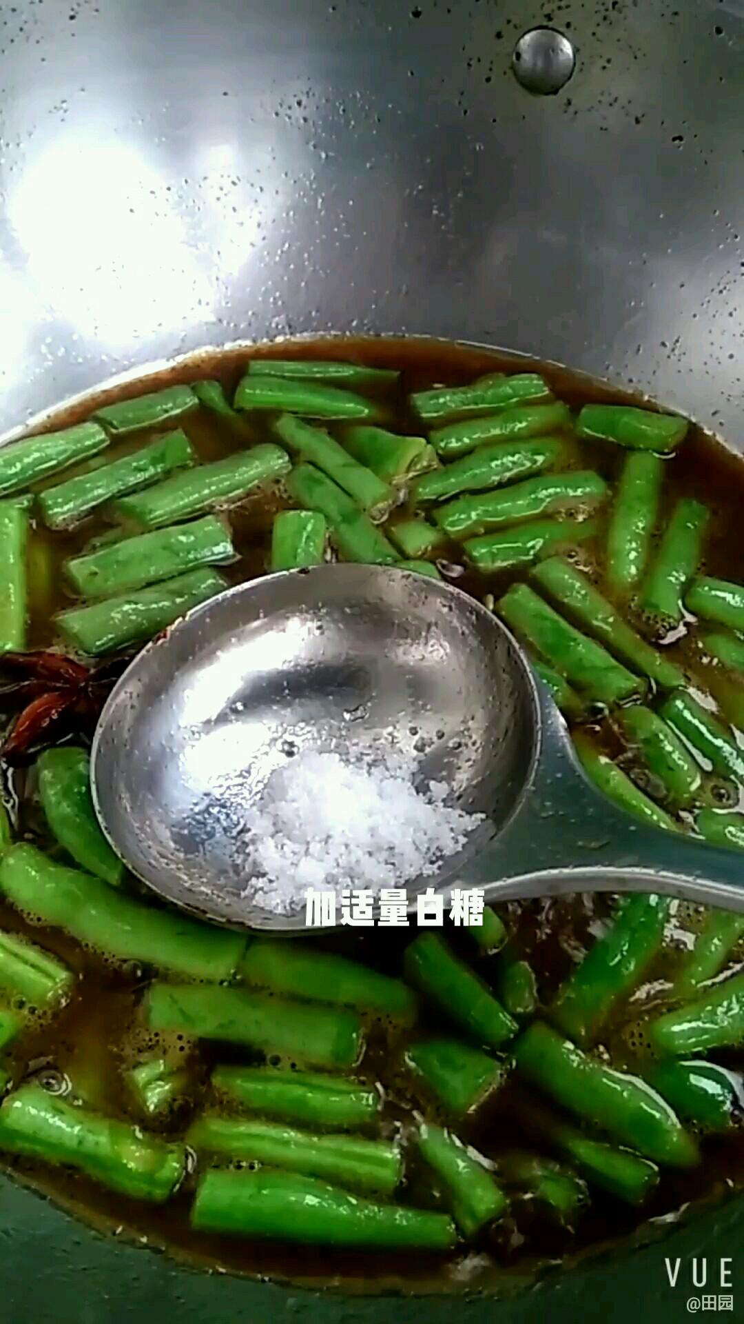 豆角燒寬粉的做法-家常味燒菜譜