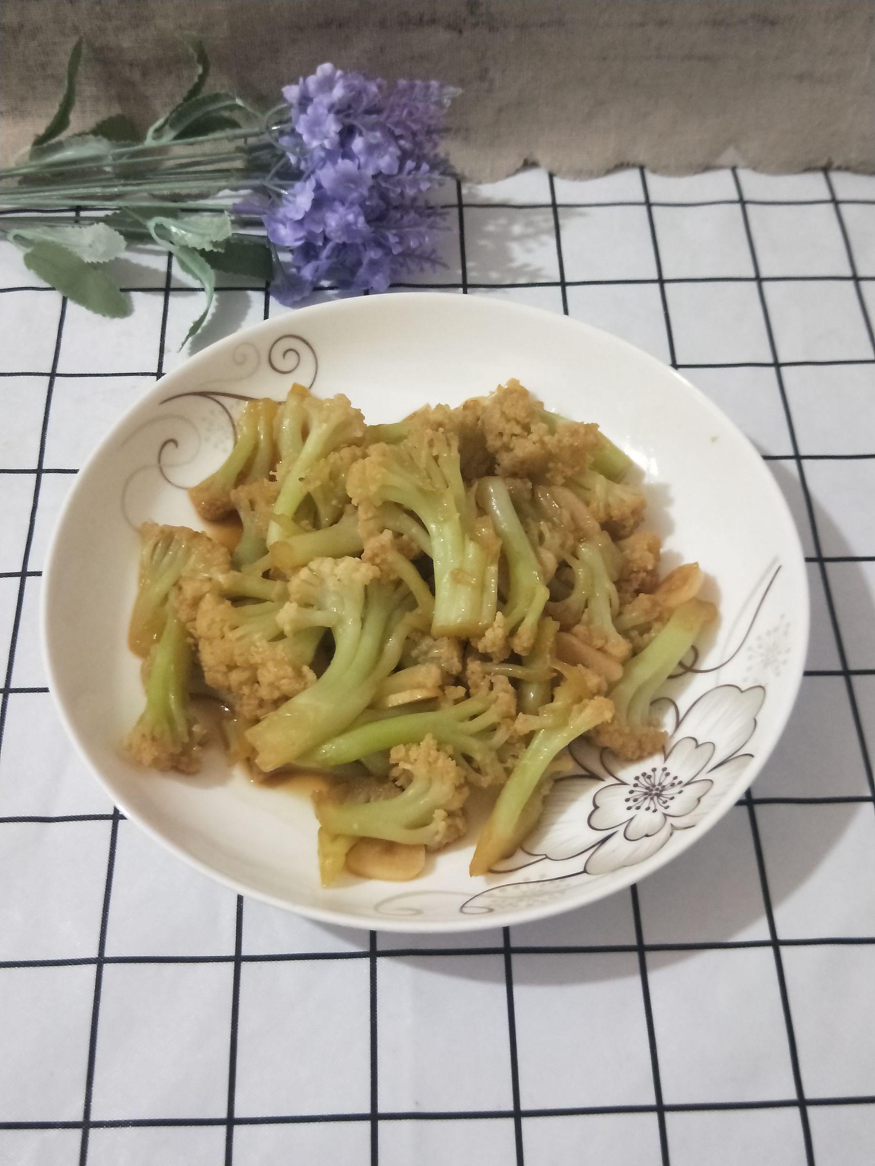 素炒青梗花菜的做法-家常味炒菜譜