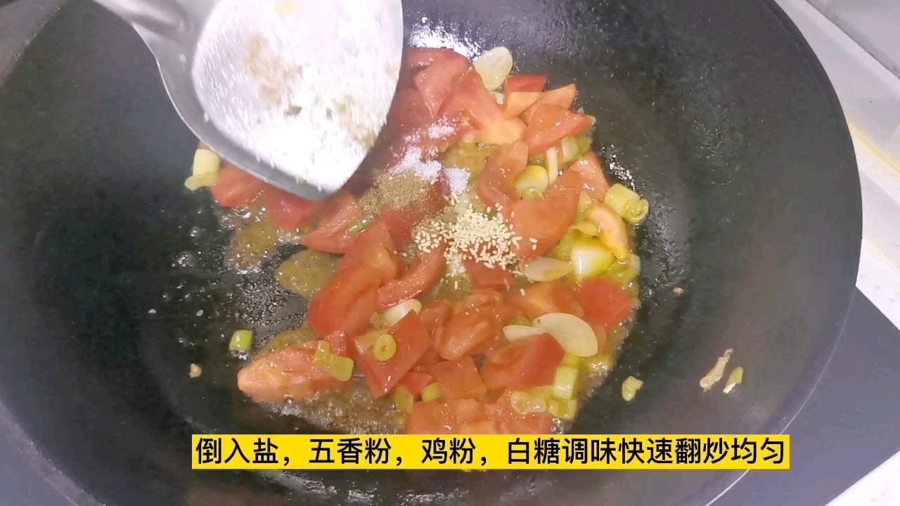 下飯神菜～西紅柿炒雞蛋，大蒜和白糖是提味的關鍵的做法-家常味炒菜譜