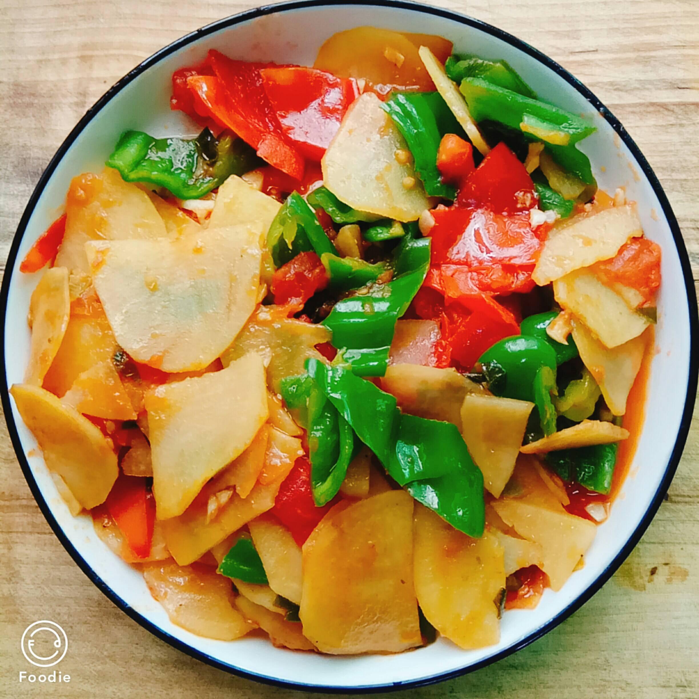 美味土豆片的做法-家常味炒菜譜